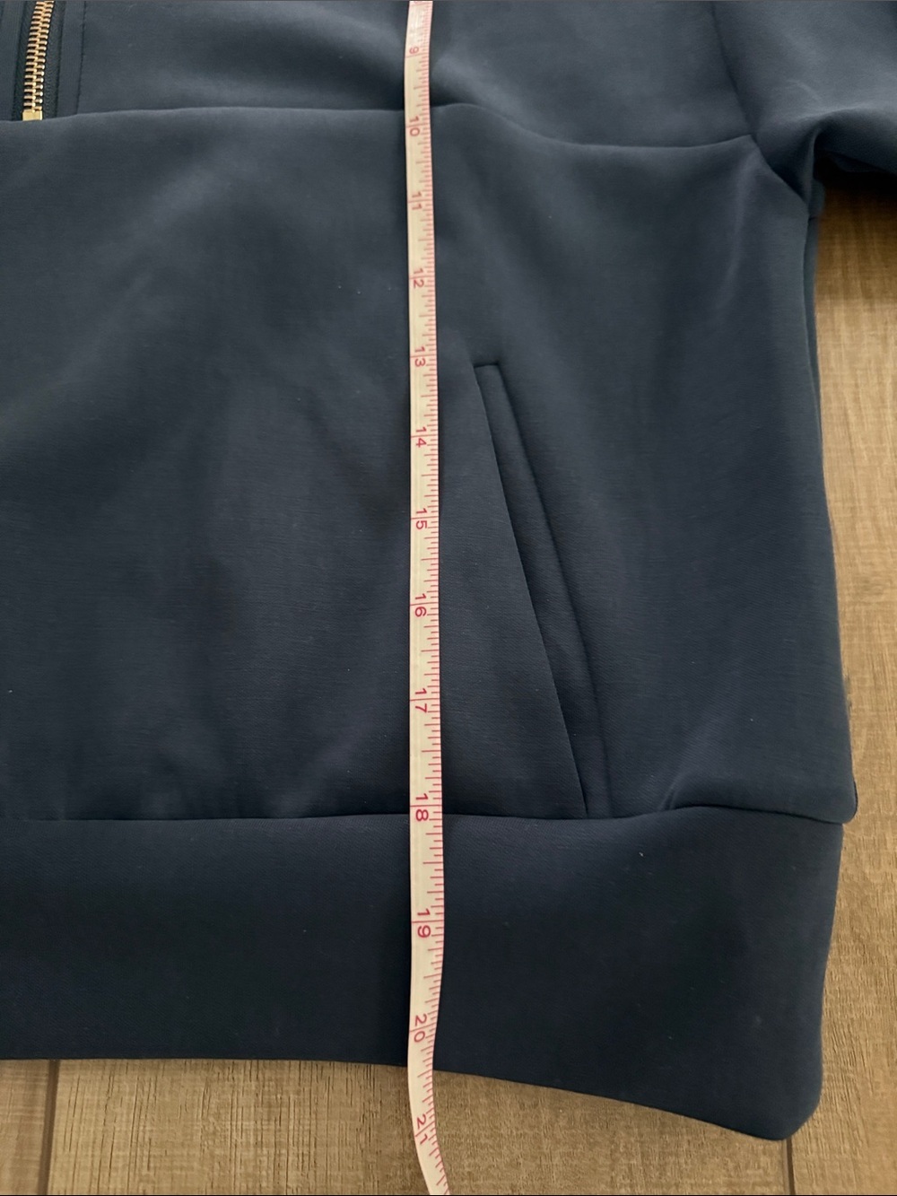 Gold Hinge Stone Navy LuxeSoft Lounge Quarter Zip – Size XS (NWT) - Picture 6 of 8